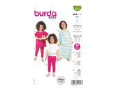Schnittmuster burda kids - Nachtwäsche 9218